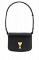 Ami Paris Alexandre Mattiussi Small Paris Bag In Smooth Leather Women Bag