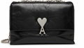 Ami Paris Alexandre Mattiussi Small Paris Bag In Smooth Leather Women Bag