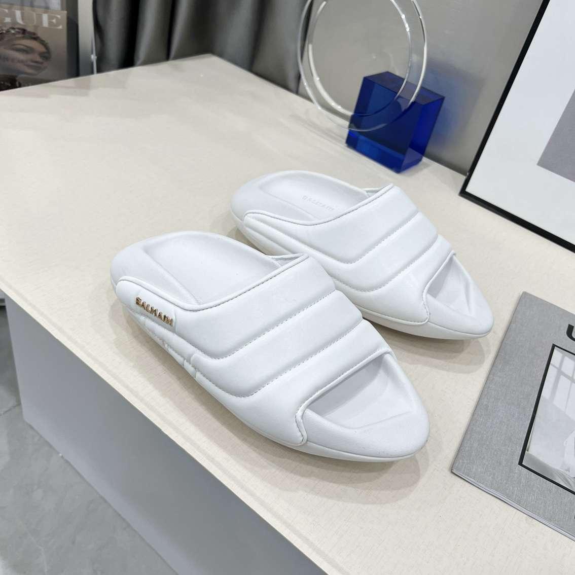 Balmain Quilted B-IT Mules Balmain B-It-Puffy Slides Sandals 9