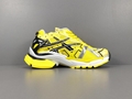 Neon Runner Sneakers Leather Mesh Nylon