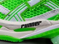            Neon Runner Sneakers Leather Mesh Nylon Sneaker 10