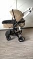       Kids Monogram Pram Stroller in FF Fabric Baby Carriage Stroller 2