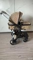       Kids Monogram Pram Stroller in FF Fabric Baby Carriage Stroller 3