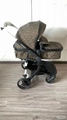       Kids Monogram Pram Stroller in FF Fabric Baby Carriage Stroller 5