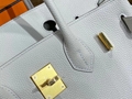        Togo Birkin 25 Tan Gold Ladies Birkin Leather Tote Handbag 7