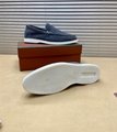 Loro Piana Men's Summer Walk Suede Loafers Fashion Casual Slip On Shoes
