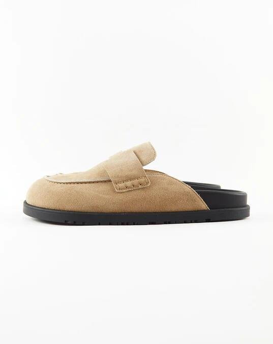        Beige Go Mule Sandals Men Fashion Slides Shoes  5