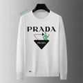 Triangle Logo Bunny Patch White Sweater