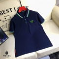 Triangle Tipped Polo Shirt Navy Men