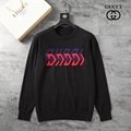 Gucci mirror logo print sweatshirt Men Cotton Knit sweaters