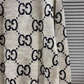 Gucci Logo Jacquard Cotton Sweater Men Wool GG Sweatershirt 