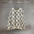 Gucci Logo Jacquard Cotton Sweater Men Wool GG Sweatershirt 