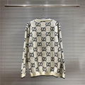       Logo Jacquard Cotton Sweater Men Wool GG Sweatershirt  4