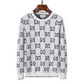       Logo Jacquard Cotton Sweater Men Wool GG Sweatershirt  11