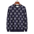       Logo Jacquard Cotton Sweater Men Wool GG Sweatershirt  15