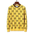       Logo Jacquard Cotton Sweater Men Wool GG Sweatershirt  17