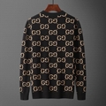 Gucci Logo Jacquard Cotton Sweater Men Wool GG Sweatershirt 