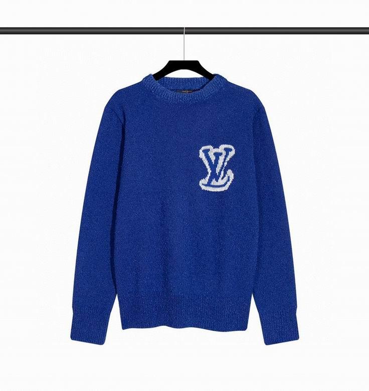               Wool knitwear     nstarsia crewneck sweater blue knit logo jumpper 4