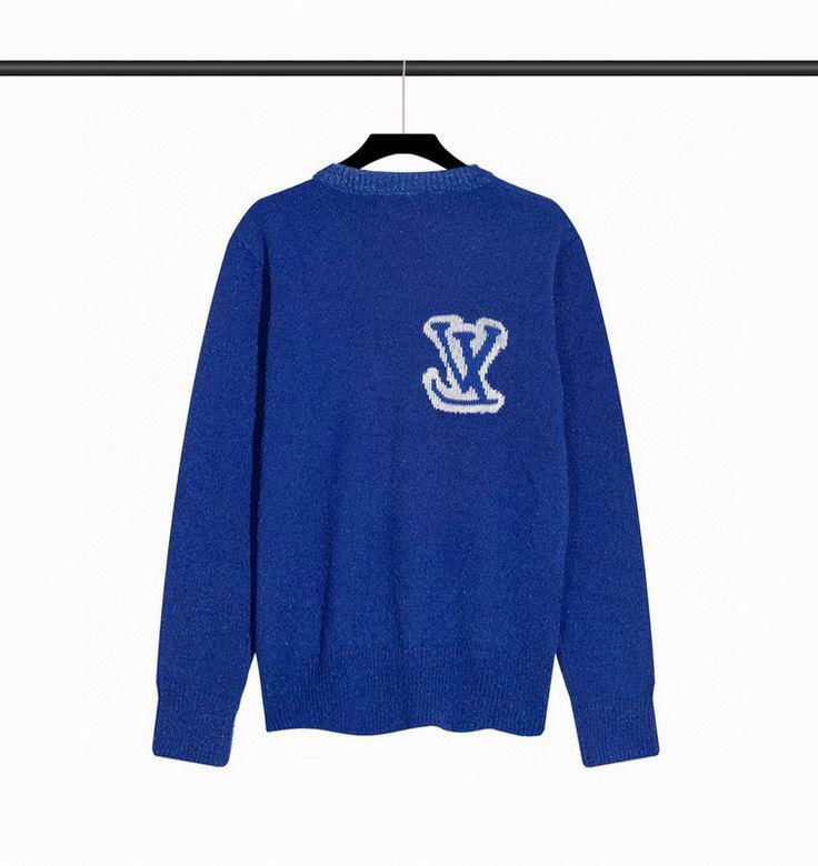               Wool knitwear     nstarsia crewneck sweater blue knit logo jumpper 3
