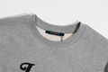 Louis Vuitton x Nigo Squared LV Sweatshirt LV Grey Print Crew Neck Jumper