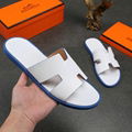 Hermes Leather Izmir Sandals Men Calfskin Slides Sandals