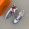 Hermes Bouncing sneaker In calfskin and suede goatskin Fashion Hemes casual shoe