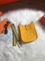 Hermes Clemence Mini Evelyne II TPM 16 Palladium Hardware Women Shoulder bag