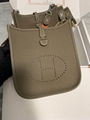 Hermes Clemence Mini Evelyne II TPM 16 Palladium Hardware Women Shoulder bag