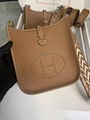 Hermes Clemence Mini Evelyne II TPM 16 Palladium Hardware Women Shoulder bag