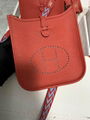 Hermes Clemence Mini Evelyne II TPM 16 Palladium Hardware Women Shoulder bag