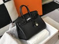 Hermes Black Birkin 35cm Togo Leather with Gold Hardware Women Birkin Tote Bag