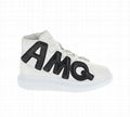 Alexander         AMQ Hi-top Sneakers         Men Leather Shoes 