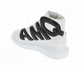 Alexander McQueen AMQ Hi-top Sneakers McQueen Men Leather Shoes 