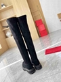           Garavani Rockstud Over The Knee Suede Boots Fashion Long Boots 6