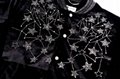 Yves Saint Laurent Beaded Jacket YSL Velour embellished Crystal Stars Bomber 