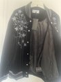 Yves Saint Laurent Beaded Jacket     Velour embellished Crystal Stars Bomber  10