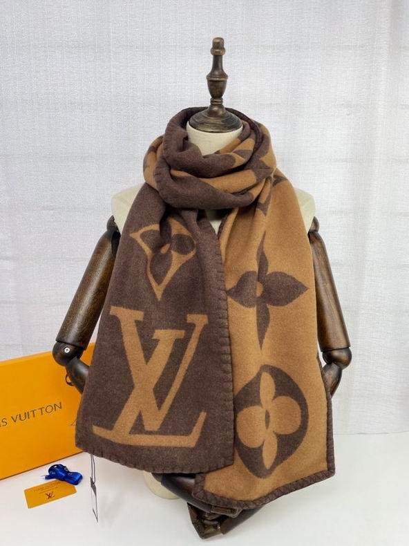               Chale Monogram cashmere scarf     ool scarf  2