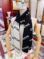 All Over Monogram Wool Scarf Shawl