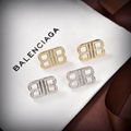 Balenciaga BB 2.0 XS Earrings in gold brass and rhinestones Women Big earrings 