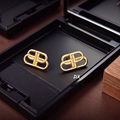            BB XS LOGO Earrings Women's Bb Small Stud Earrings In Gold 2