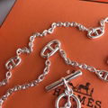 Hermes Farandole long necklace 160 Women Long sterling silver Chain necklace 