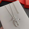 Hermes Chaine d'ancre necklace large model in sterling silver Chain necklaces 