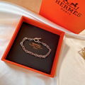 Hermes Chaine d'ancre bracelet medium model Hermes chain bracelet 