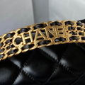 Chanel Kelly Top Handle Tote Women Fashion CC logo chain flap bag black 