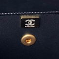 Chanel Kelly Top Handle Tote Women Fashion CC logo chain flap bag black 