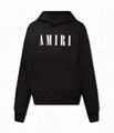 Amiri Logo Printed Long-Sleeved Hoodie Cheap Cotton Hood 3