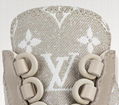 Louis Vuitton Laureate Platform Desert Boot LV Monogram Denim calfskin trim