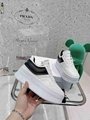 CELINE BLOCK SNEAKERS WITH WEDGE OUTSOLE IN CALFSKIN OPTIC WHITE BLACK