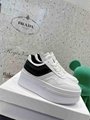        BLOCK SNEAKERS WITH WEDGE OUTSOLE IN CALFSKIN OPTIC WHITE BLACK 3