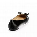 FERRAGAMO Varina bow-embellished patent-leather ballet flats Women design Flat 